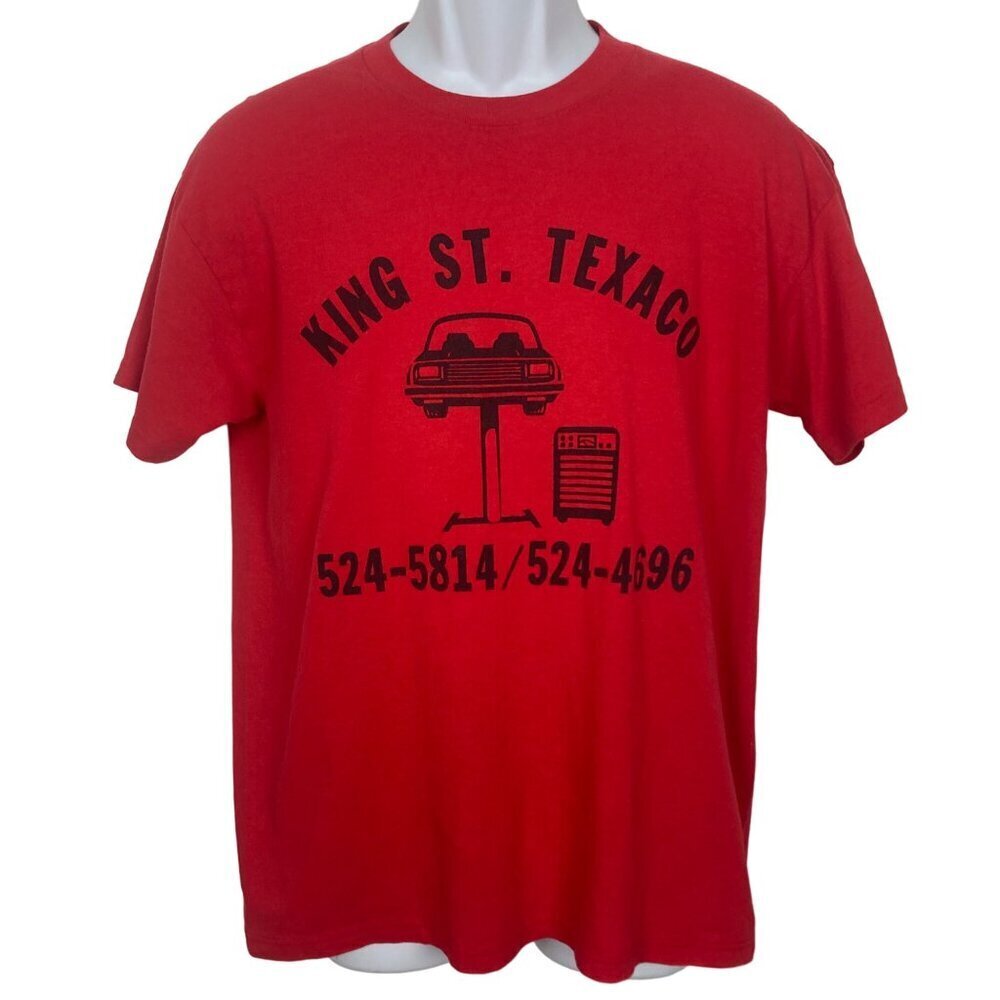 Vintage 80s Texaco Soccer Team T Shirt Large WearGuard Tough Ts Honolulu Hawaii